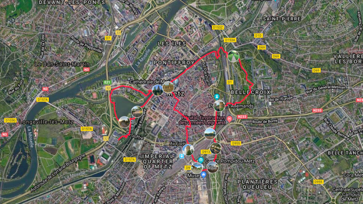 Carte : Metz Désiremont